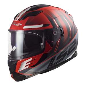 Clearance: LS2 FF320 Stream Evo Shadow Helmet - Red / White