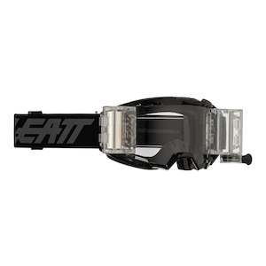 Goggles: Leatt 3.5 Vizion Goggle Roll-off - Stealth / Clear 90%