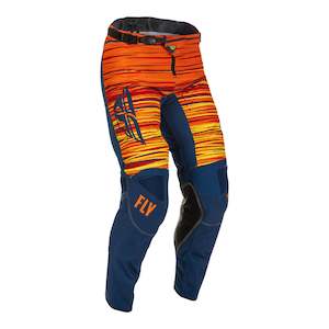 Off Road Pants: Fly Racing Kinetic Wave Pant - Navy / Orange