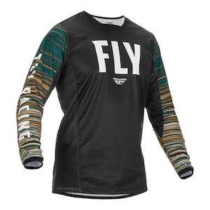 Clearance: Fly Racing Kinetic Wave Jersey - Black / Rum