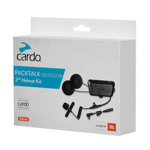 Intercoms Cameras: Cardo Packtalk OUTDOOR - 2nd Helmet Kit