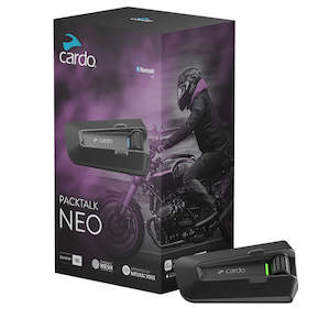 Intercoms Cameras: Cardo Packtalk NEO
