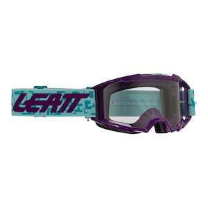 Goggles Only: Leatt 3.5 Vizion Goggle - Purple / Clear 90%