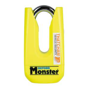 Oxford Disc Lock Monster - Yellow