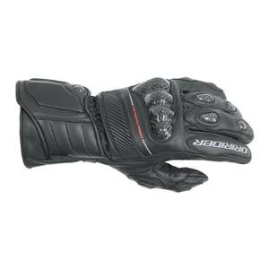 Road Gloves: Dririder Speed 2 All-Season Carbon Sport Long Glove - Black