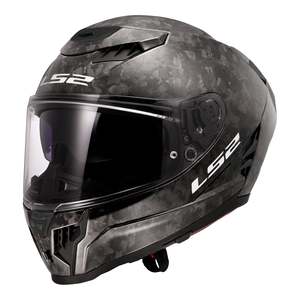 LS2 FF807 Dragon Forged Helmet - Gloss Carbon 06