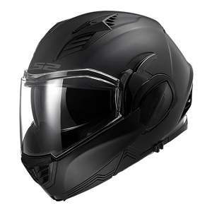 Ls2 Helmets: LS2 FF900 Valiant II Noir Helmet - Matte Black