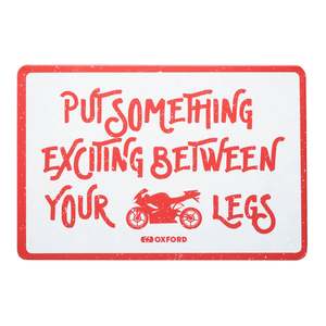 Workshop: Oxford Garage Metal Sign: "Exciting"