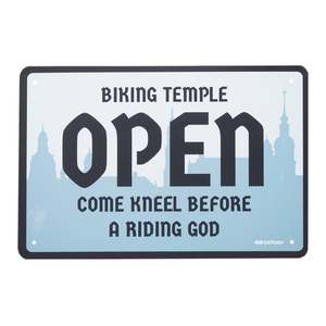 Workshop: Oxford Garage Metal Sign: "Temple"
