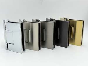 Shower Hinge Adjustable 135°, Glass to Glass