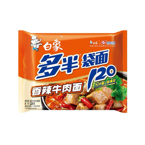 白象辣牛肉汤面Baixiang spicy beef noodles
