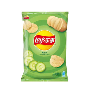 Snacks: 乐事清新清爽黄瓜味马铃薯片*70g Lay's Cucumber Flavor Potato Chips