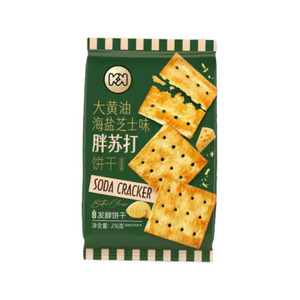 Snacks: KK-大黄油海盐芝士味胖苏打饼干216g