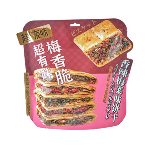 Snacks: 超友味-香辣梅菜味饼干208g