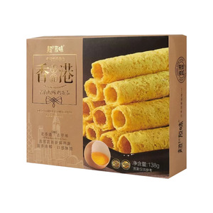 Snacks: 超友味-老街原味鸡蛋卷138g