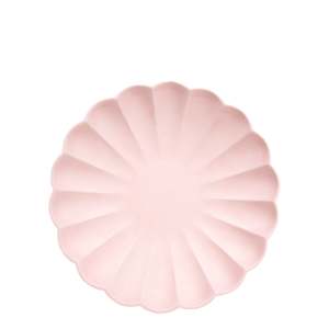 Pale Pink Small Simply Eco Paper Plates