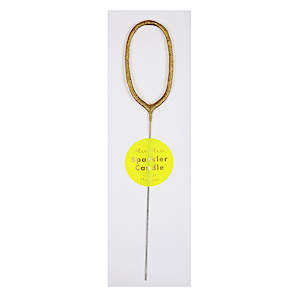 Gold Number Sparkler
