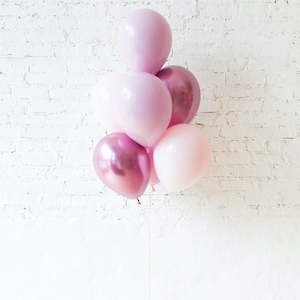 Balloon Bouquets: Pretty Mauve