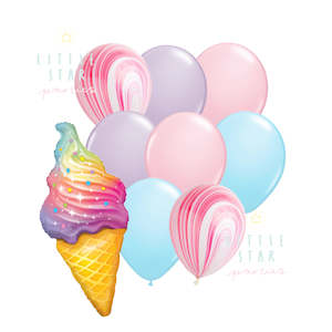 Balloon Bouquets: Ice Cream Swirl