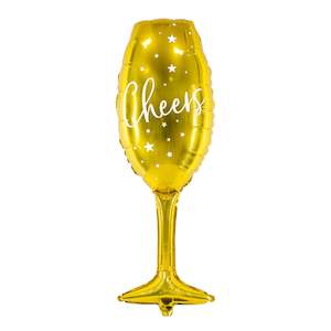 Happy New Year Champagne Flute Foil Balloon