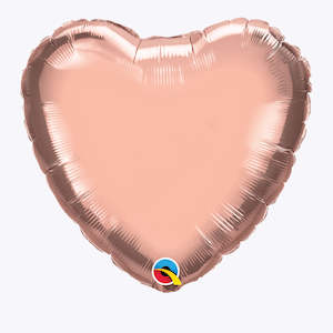 Rose Gold Foil Heart