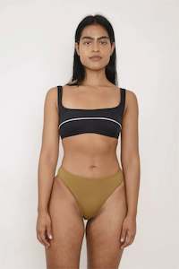 Nu Swim: Eclipse Top Black & White