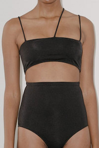 Baserange: Jinju Swimpants Shiny Black