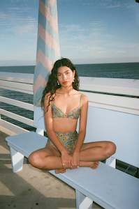 Galamaar: Simone Retro Top in Sweet Jane