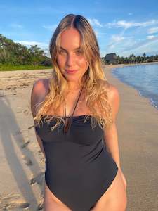 Else: Penelope Bandeau One Piece Deep Blue