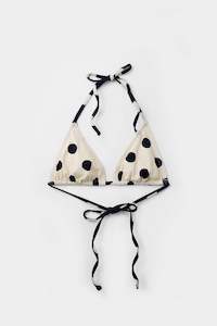 Frontpage: Drip Top Polka Dot Cream