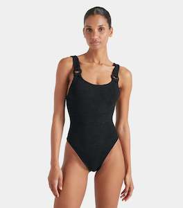 Frontpage: Domino Swim with Tonal Hoops Black