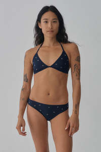 Hakea: Whisky Bottom Navy Eyelet