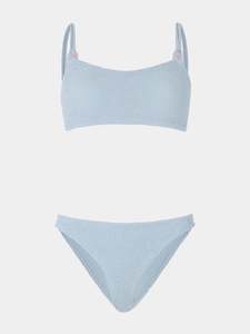 Products: Cassie Beaded Bikini Metallic Ice Blue