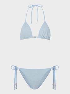 Products: Gina Beaded Bikini Metallic Ice Blue