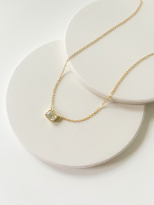 Best Sellers: Marlowe Moissanite Pendant Gold