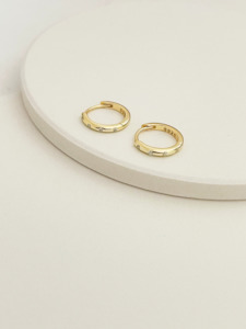 Earrings: Sadie Huggies