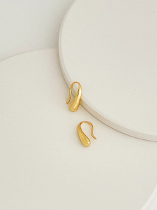 Earrings: Isla Hook Earrings Gold
