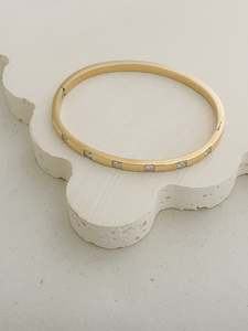 Ines Bangle Gold