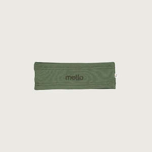Products: Cotton merino headband in olive for kids Mello Merino