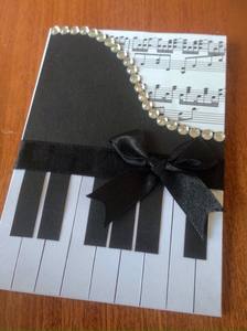 Products: Piano Card - Melrose Paper Designs