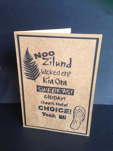 Kiwiana Slang Card - Melrose Paper Designs