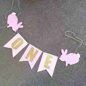Products: Bunny Banner - Melrose Paper Designs