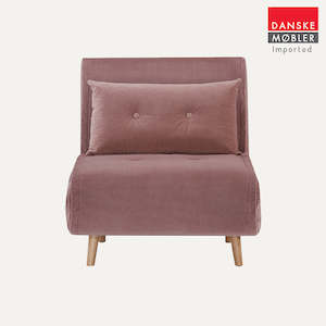 Sofabeds: Haru Chair Pink Velvet