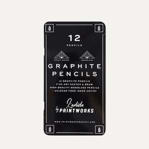 Kids: Colour Pencils (Set of 12) - Graphite