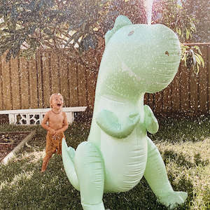 Kids Toys: Inflatable Giant Sprinkler | Surfing Dino