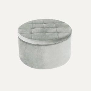Ottomans Footstools: Chest Ottoman with Storage