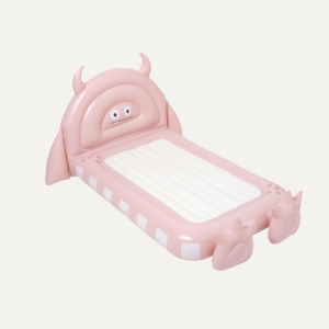 Kids Sleepover Bed - Monster Pink