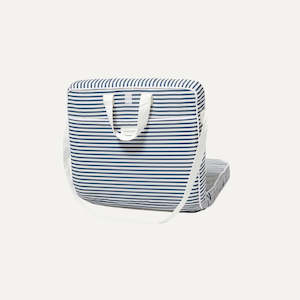Toys: Take Anywhere Folding Chair - Resort Navy Stripe