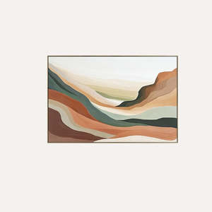 Wall Art: Sunset Mountains V1