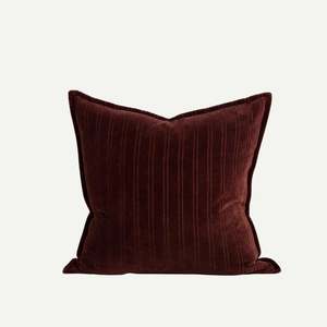 Homewares: Stria Merlot Cushion